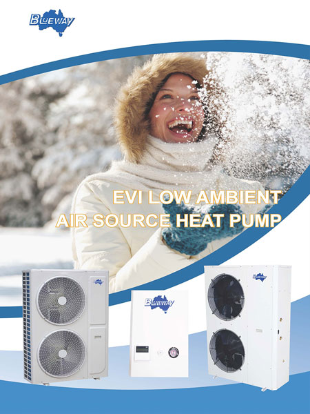Máy bơm nhiệt xung quanh thấp EVI R410a